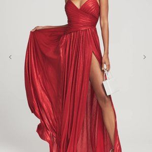 Retrofete Doss Dress - Light Red Size Small
